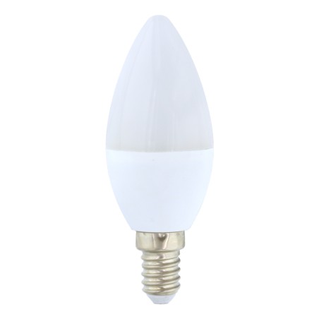 BOMBILLA FLAMA LED CERAMICA 6W E14 luz cálida