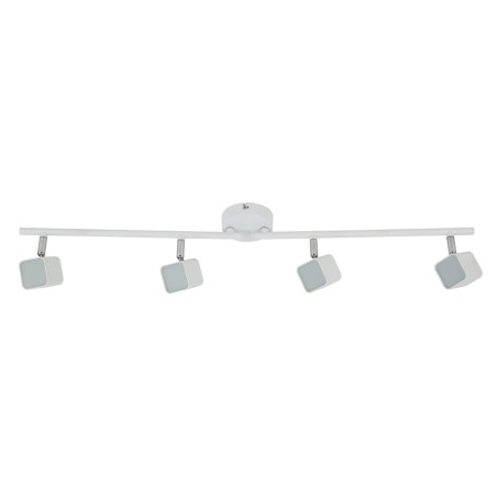 Regleta 4l blanco mate led