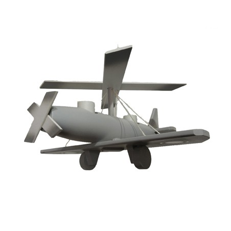 Lampara Autogiro gris