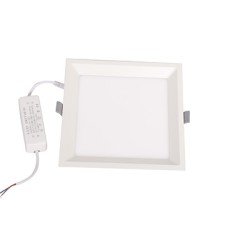Panel empotrable led cuadrado 16W, luz blanca