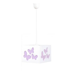 Lámpara colgante Mariposa lila