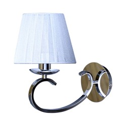 Aplique de pared Jome, Cromo