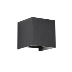 Aplique Cube Antracita 