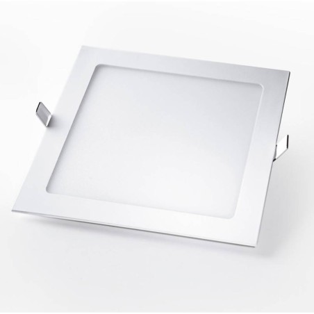 Downlight empotrado 18w 3000k cuadrado BL