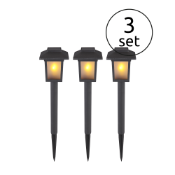 Set 3 unidades pincho solar 33577