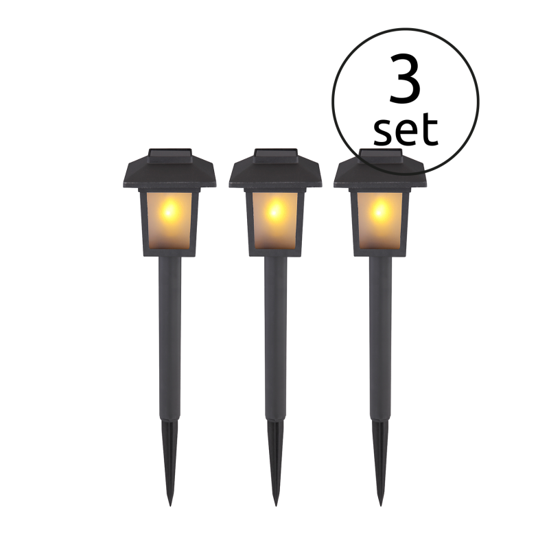 Set 3 unidades pincho solar