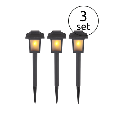 Set 3 unidades pincho solar