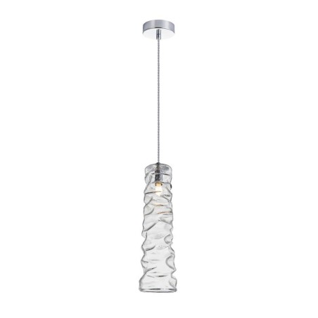 Lámpara de techo colgante Coñac 1xE27 acabado cristal transparente estilo moderno 10cm Ø