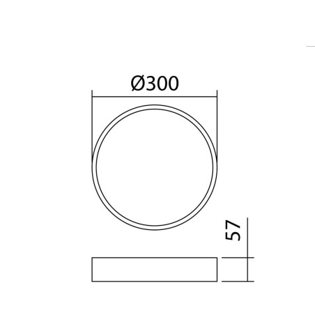 Plafón Celio Blanco 48w 3000k