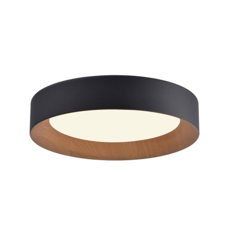 Plafón Lili Negro / Madera 65cm 