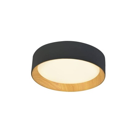 Plafón Lea Negro / Madera 60cm