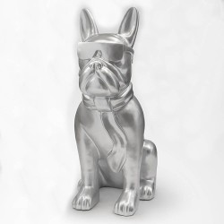 Figura Bulldog Plata XXL