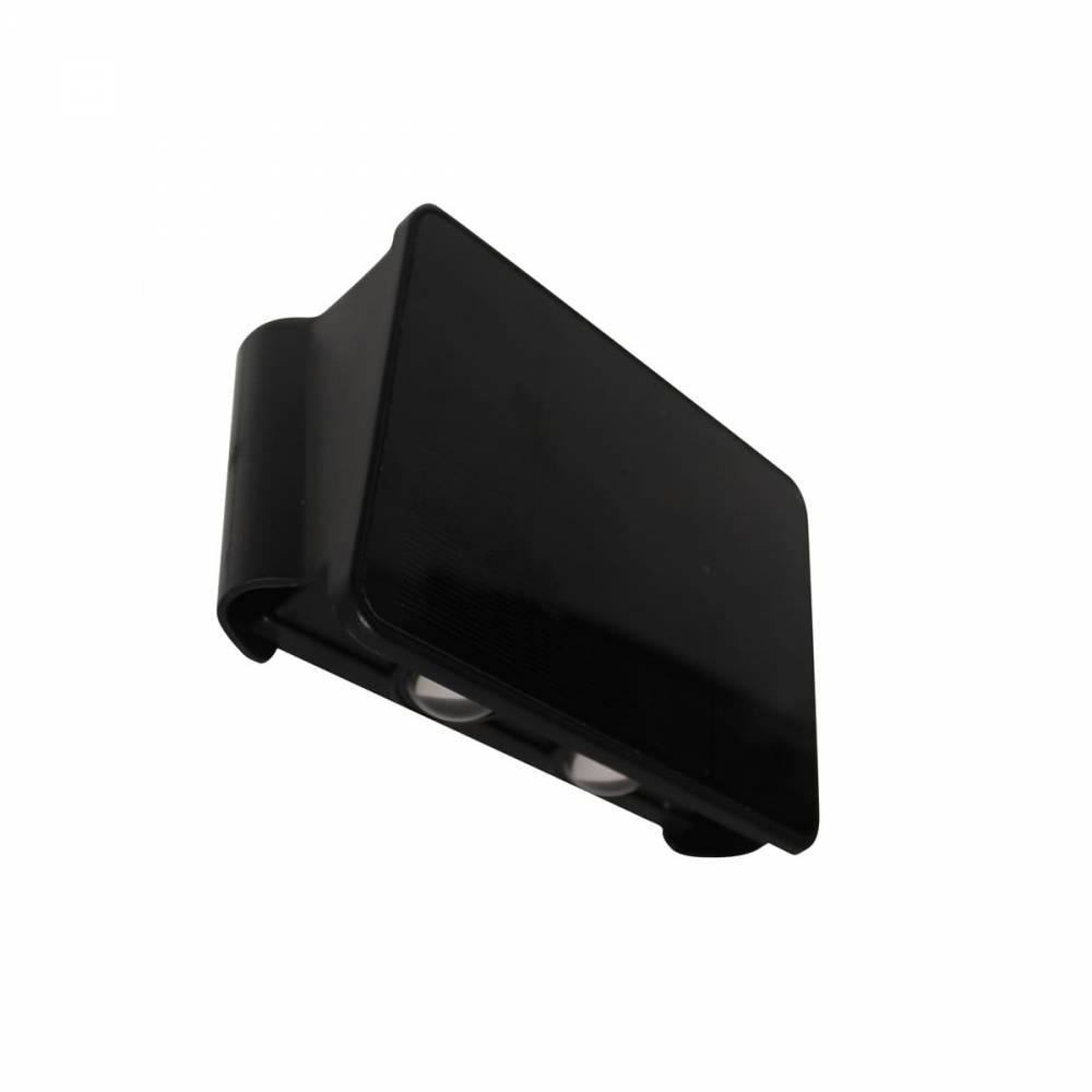 Aplique Solar Nil LED 1.8w 3000K acabado negro IP54 apto para exterior + sensor crepuscular