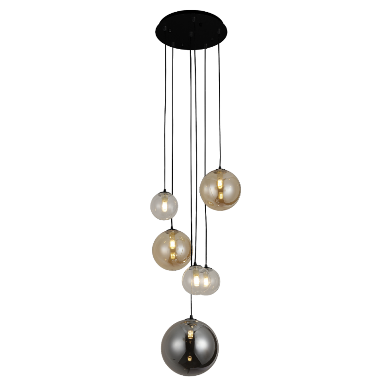 Lámpara de techo colgante Ricote 6 Luces