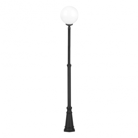 Farola Venecia 1xE27 acabado negro estilo clásico apto para exterior IP44 30cm Ø