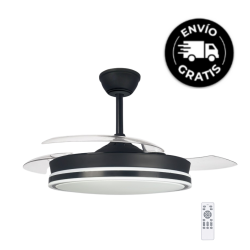 Ventilador de techo Aria negro