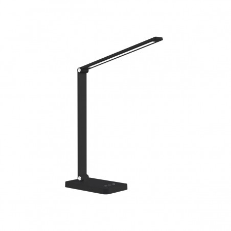 Flexo Attom negro  con batería LED
