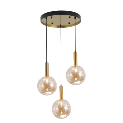 Lámpara de techo colgante Eris 3xG9