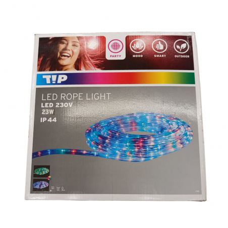 MANGUERA LED IP44 8M RGB 23W PROGRAMADOR INCLUIDO