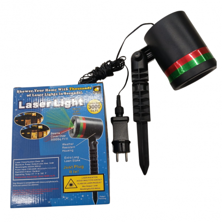 Proyector Láser de Exterior “Laser Light” – Efecto Estelar