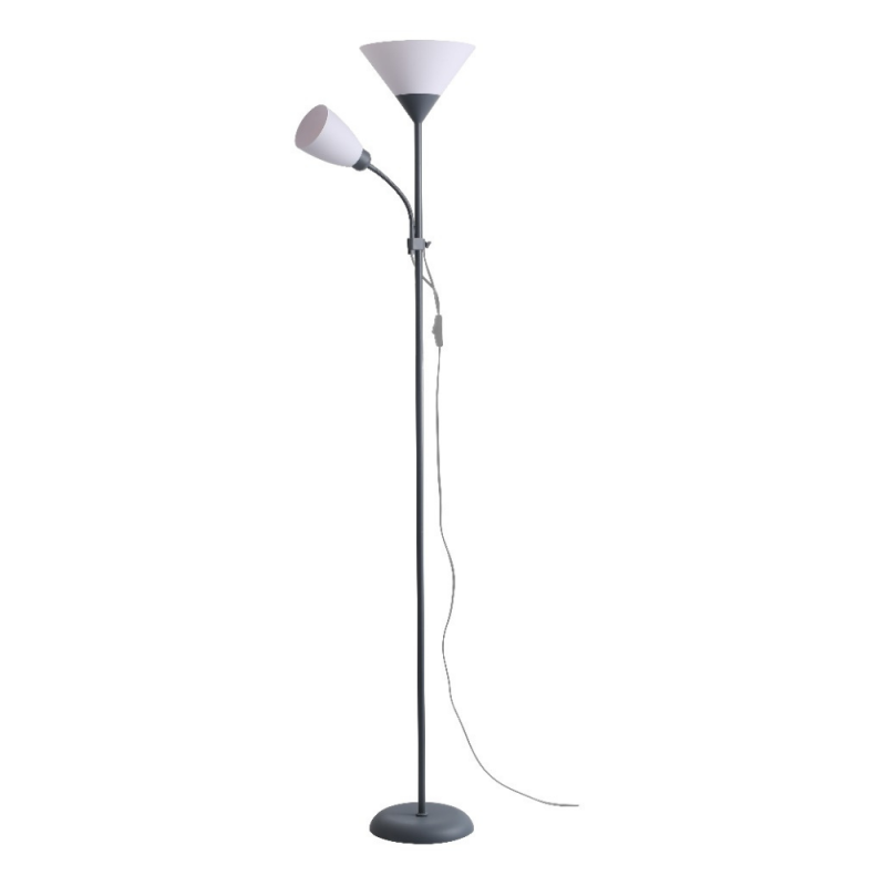 Lámpara de pie Karma gris