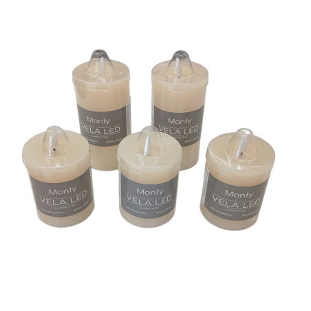 Pack 5 velas LED  82954+85619