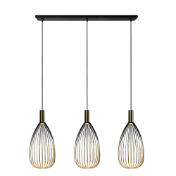 Lámpara de techo colgante Noa Lineal  3xGU10