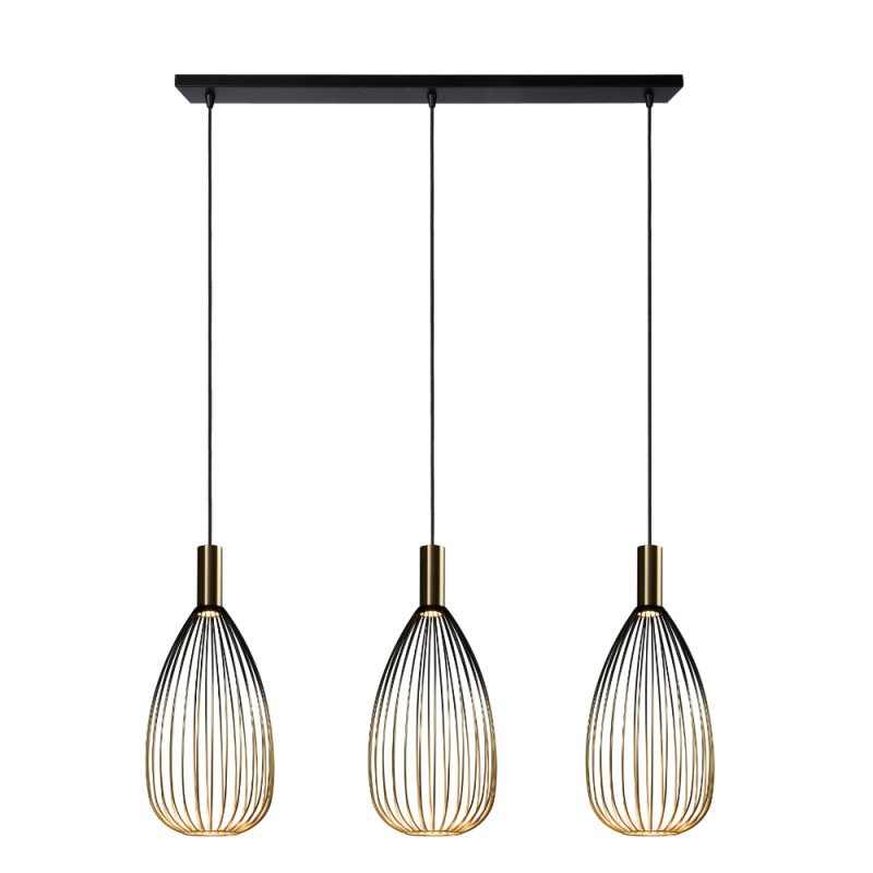 Lámpara de techo colgante Noa Lineal  3xGU10