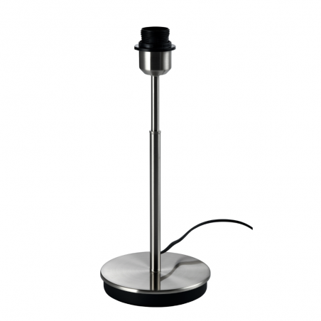 Lámpara de sobremesa Tova 1xE27 acabado metal  níquel satinado