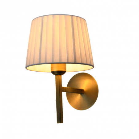 Aplique Tova 1xE27 acabado oro envejecido