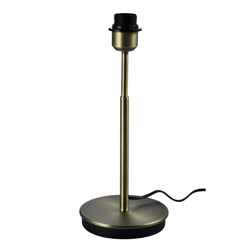 Lámpara de sobremesa Tova 1xE27 acabado metal oro envejecido