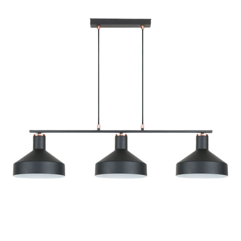 Lámpara de techo colgante Irias Lineal 3xE27