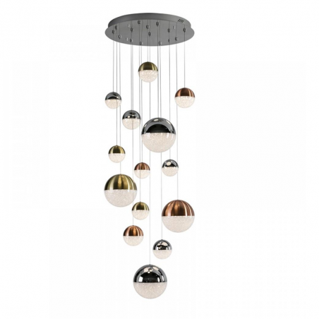Lámpara de techo colgante Sphere Colores 14 LED 78.6w 3000k