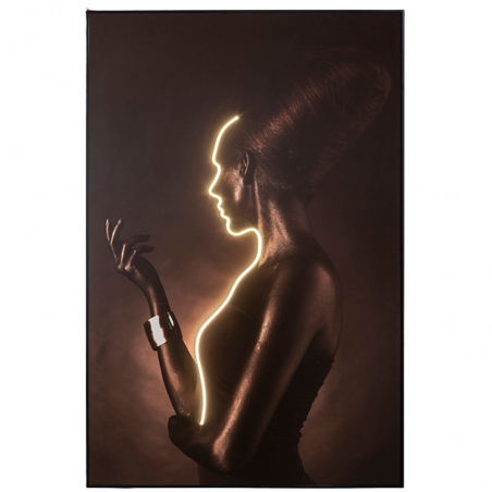 Cuadro de Silueta con luz LED