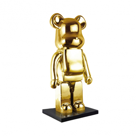 Figura Grande Oso acabado dorado