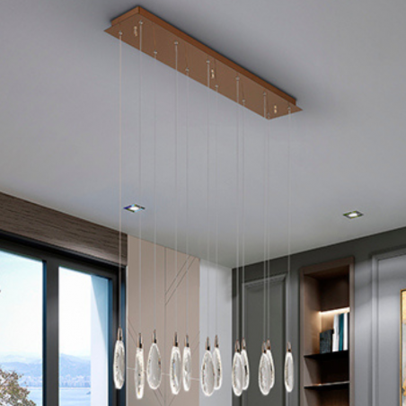 Lámpara de techo colgante Lágrimas LED 24w