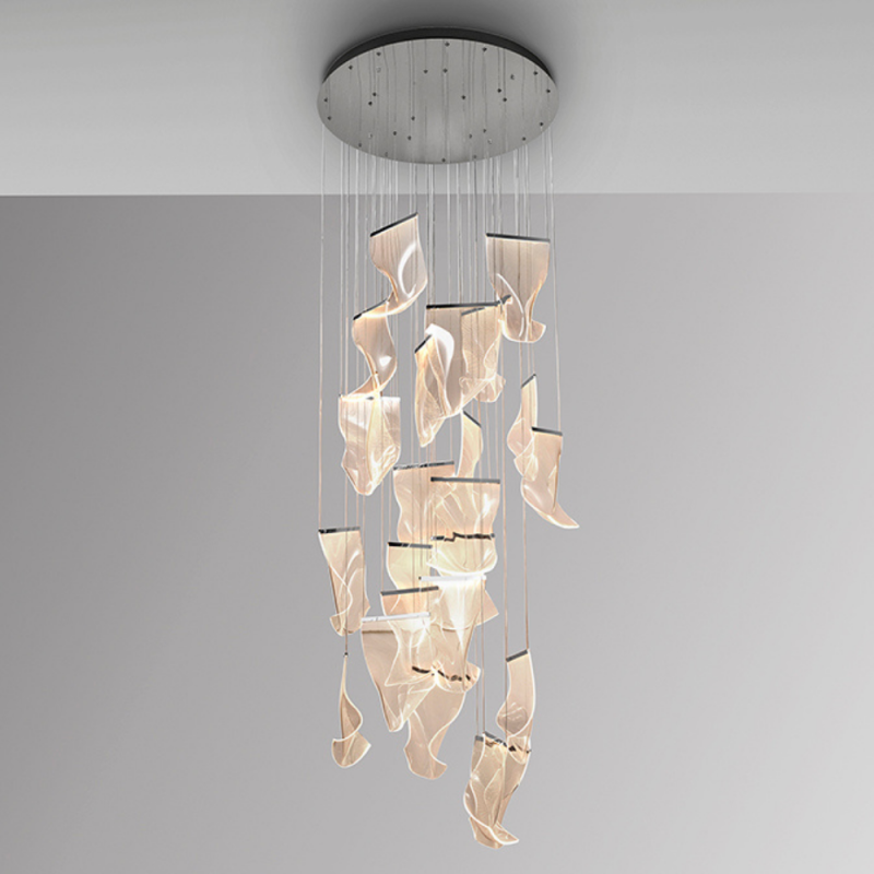 Lámpara de techo colgante Velos 24 LED 120w 3000k