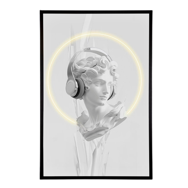 Cuadro Busto con luz LED