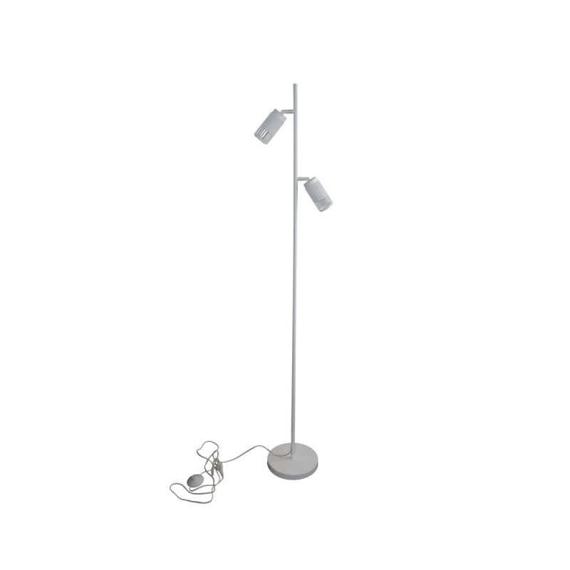 Lámpara de pie Sahara  2xGU10 acabado blanco