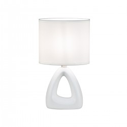 Lámpara de sobremesa  Greip 1xE14 acabado blanco