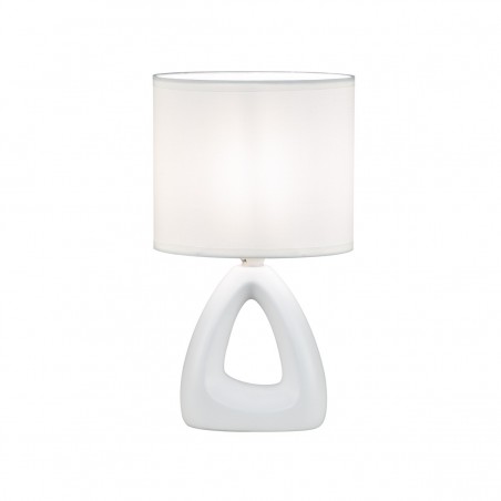 Lámpara de sobremesa  Greip 1xE14 acabado blanco