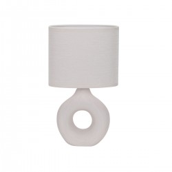Lámpara de sobremesa  Ellie 1xE14 acabado blanco