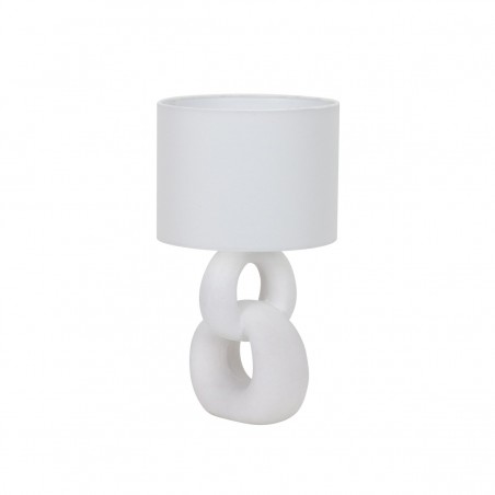 Lámpara de sobremesa  Melie 1xE14 acabado blanco