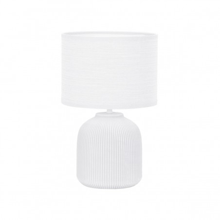 Lámpara de sobremesa Delfi 1xE14 acabado blanco