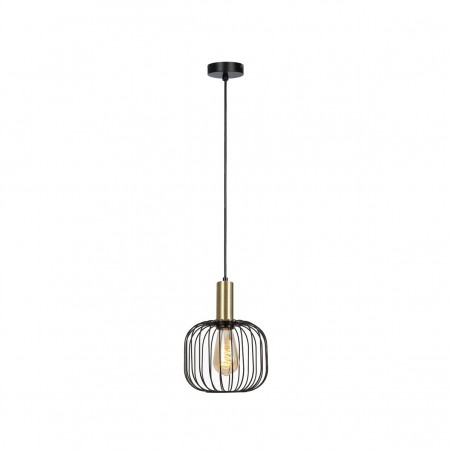 Lámpara de techo colgante Sofis I  1xE27 acabado negro / latón