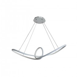 Lámpara de techo colgante Lidias 60w 3CCT acabado blanco