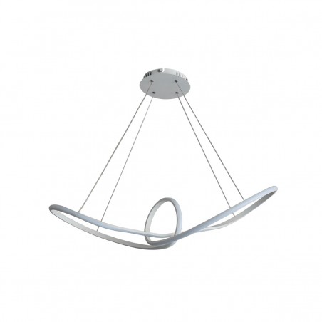 Lámpara de techo colgante Lidias 60w 3CCT acabado blanco