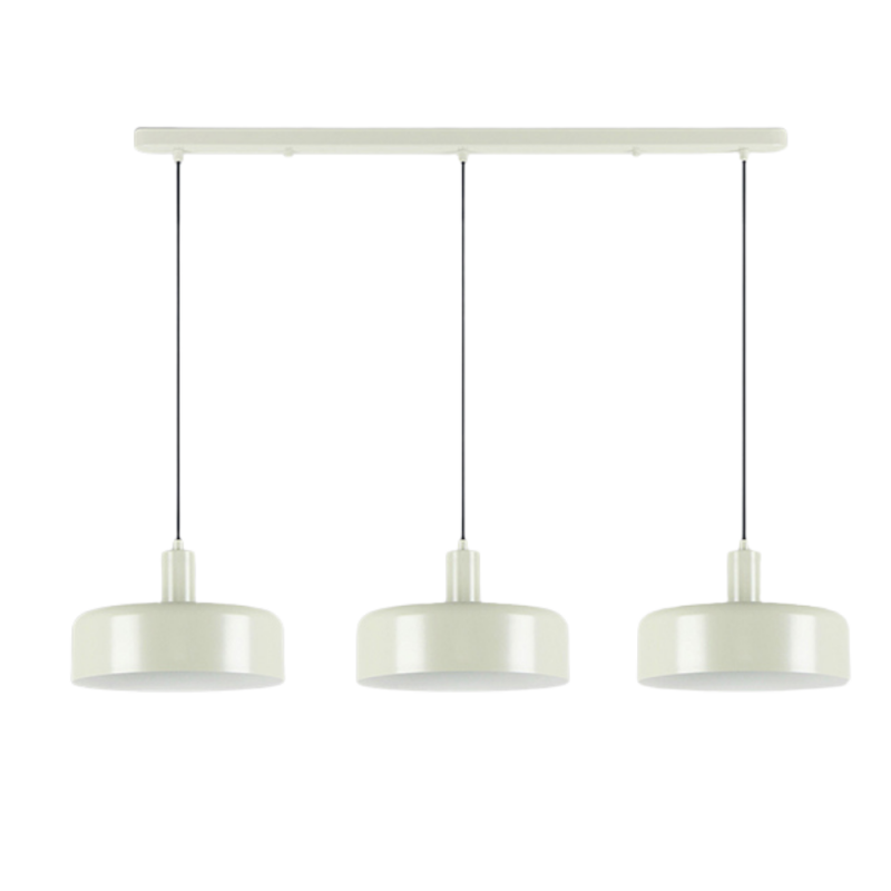 Lámpara de techo colgante  Alessia 3xE27 acabado gris perla