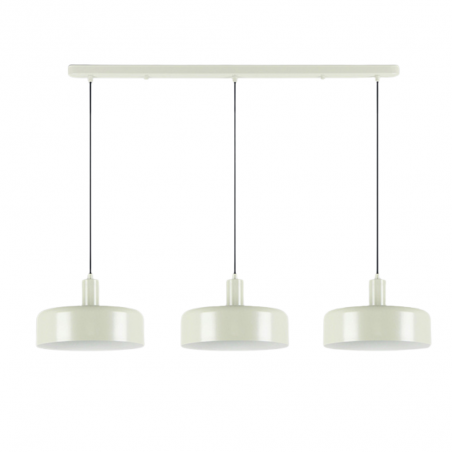 Lámpara de techo colgante  Alessia 3xE27 acabado gris perla