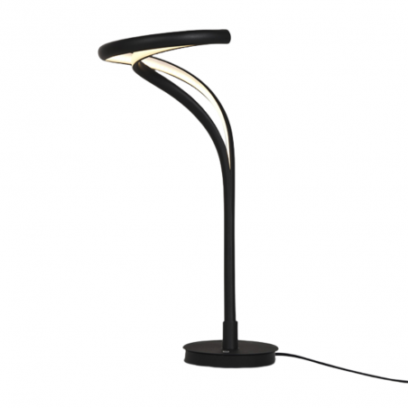 Lámpara de sobremesa Danza LED 21w 3000k integrado acabado negro